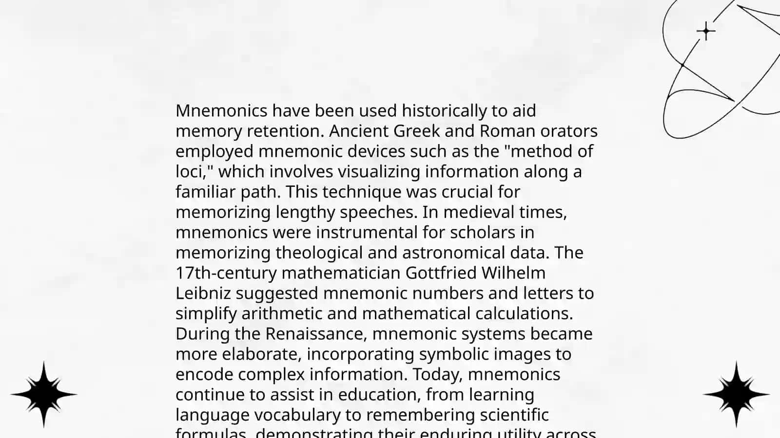 TECHNIQUES AND BENEFITS OF USING MNEMONIC DEVICES TO IMPROVE AND LEARNING RETENTION 4