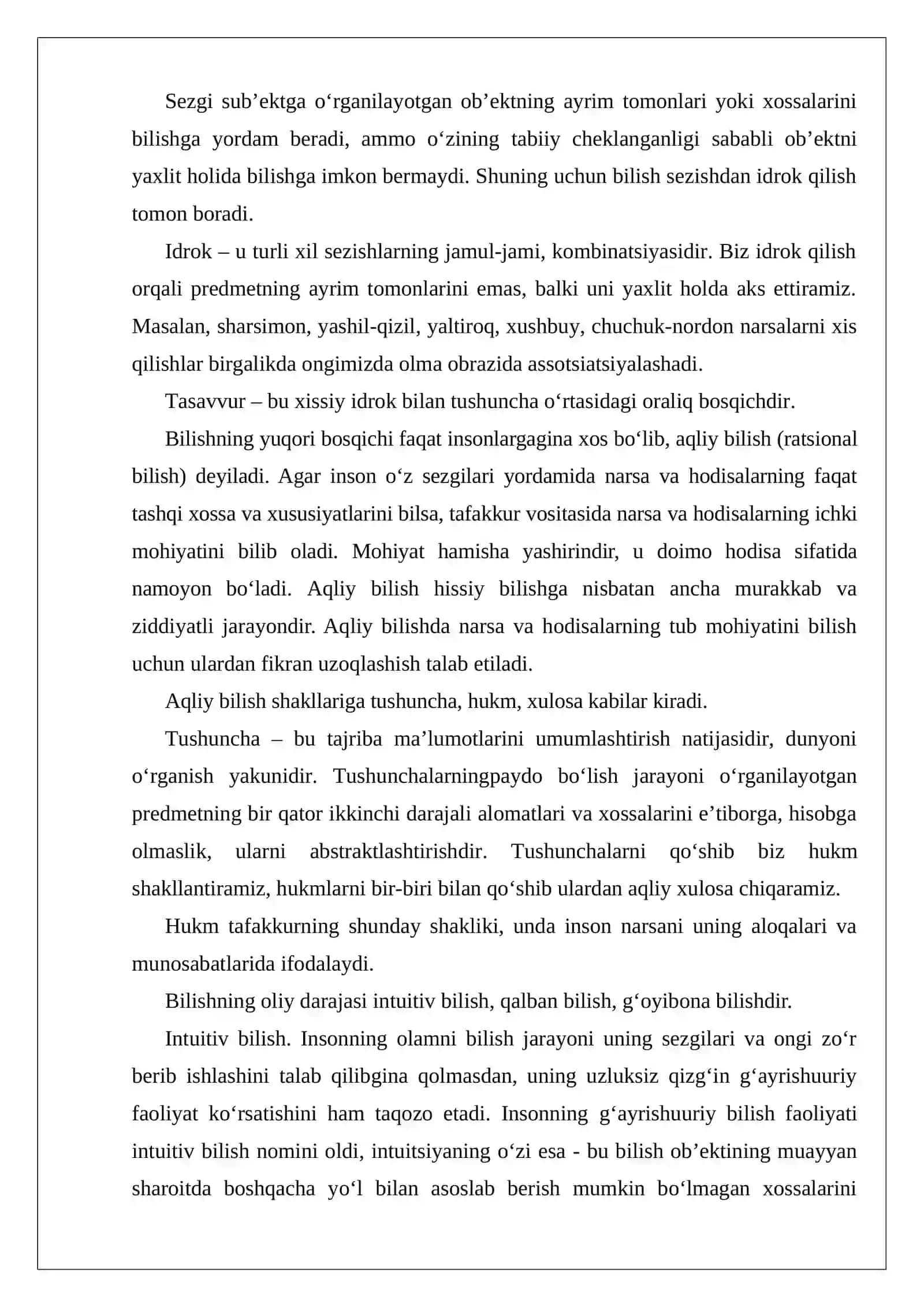 Ilmiy bilish, uning shakllari va usullari 4