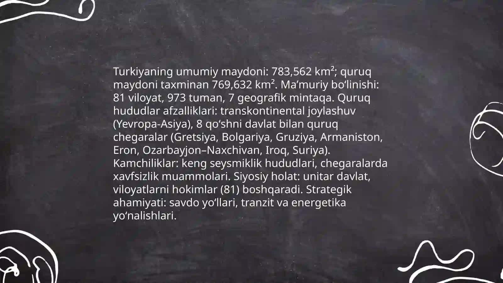 Turkiya haqida slayd kerak 4