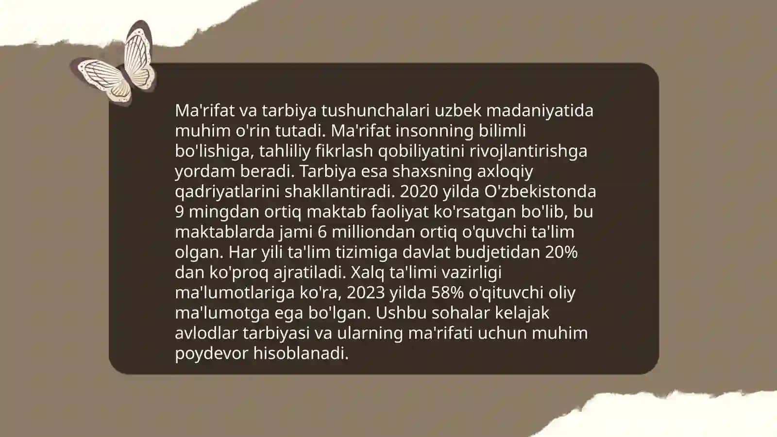 Madaniyat va Ma'rifat 4