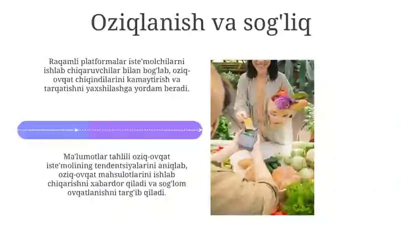 Oziq-ovqat resurslari iqtisodiyotida texnologiyaning roli 4