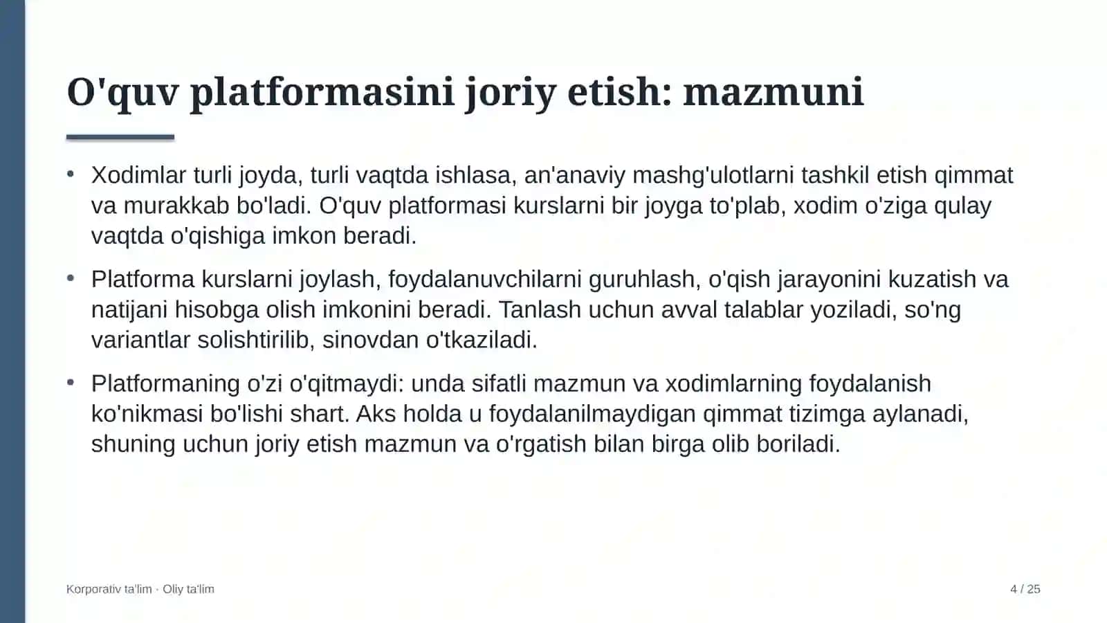 Energiya saqlash tizimlarida o'quv platformasini joriy etish 4