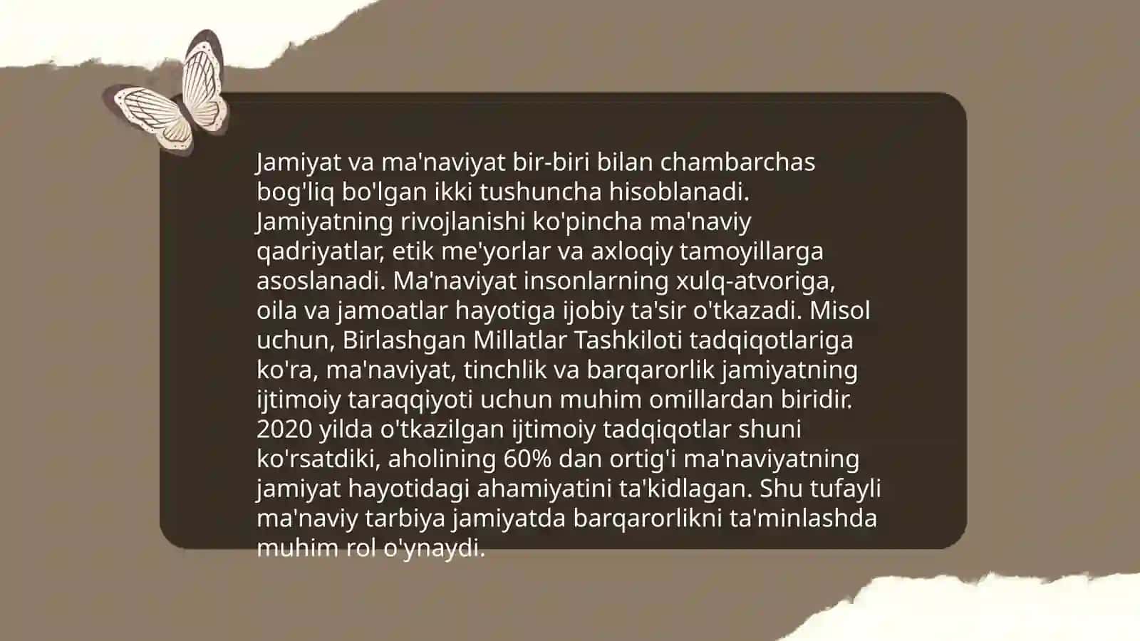 Jamiyat va manaviyat 4
