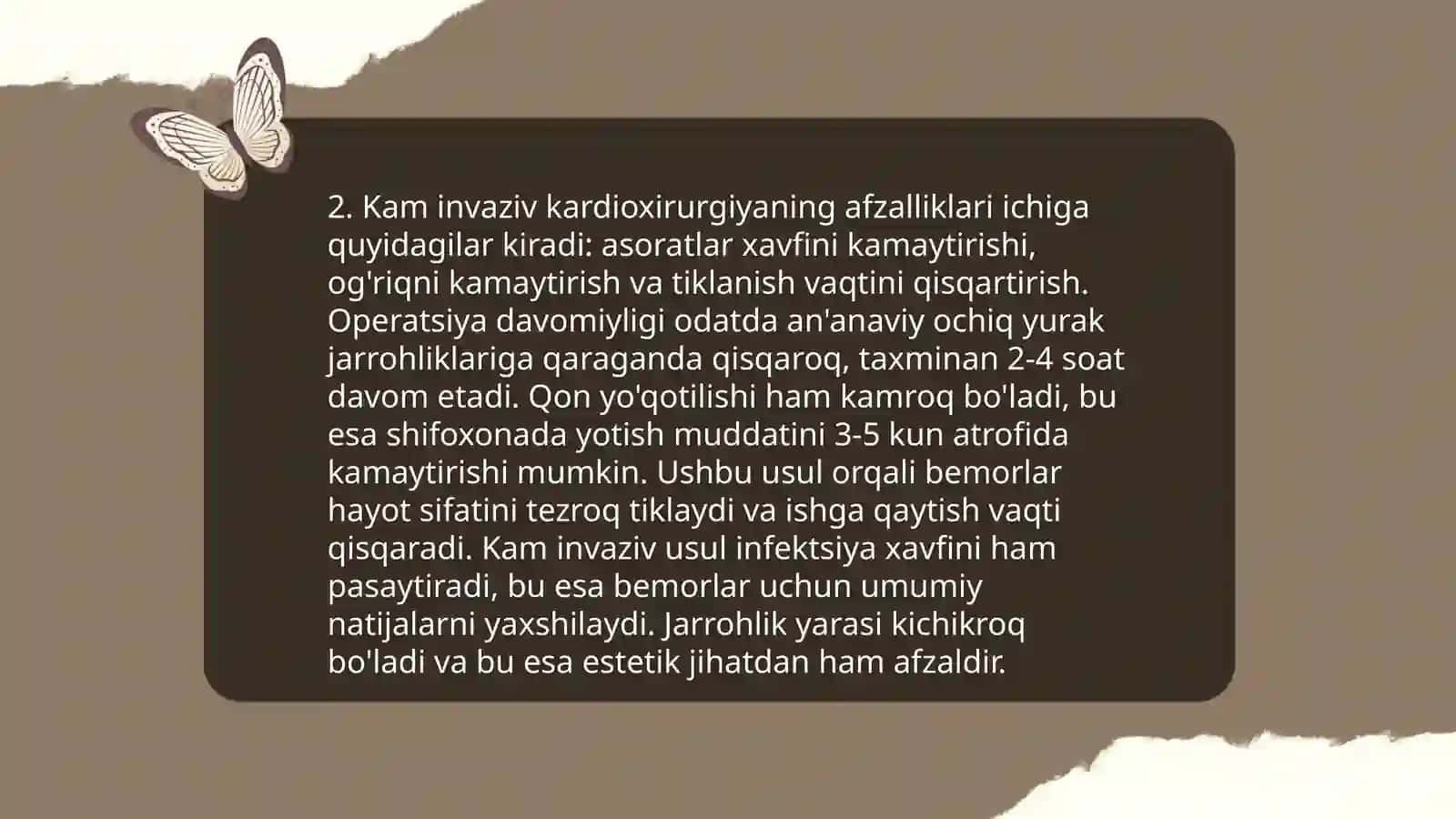 Kam invaziv Kardioxirurgiya 4