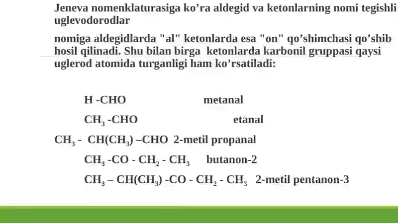 Aldegid va ketonlar 4