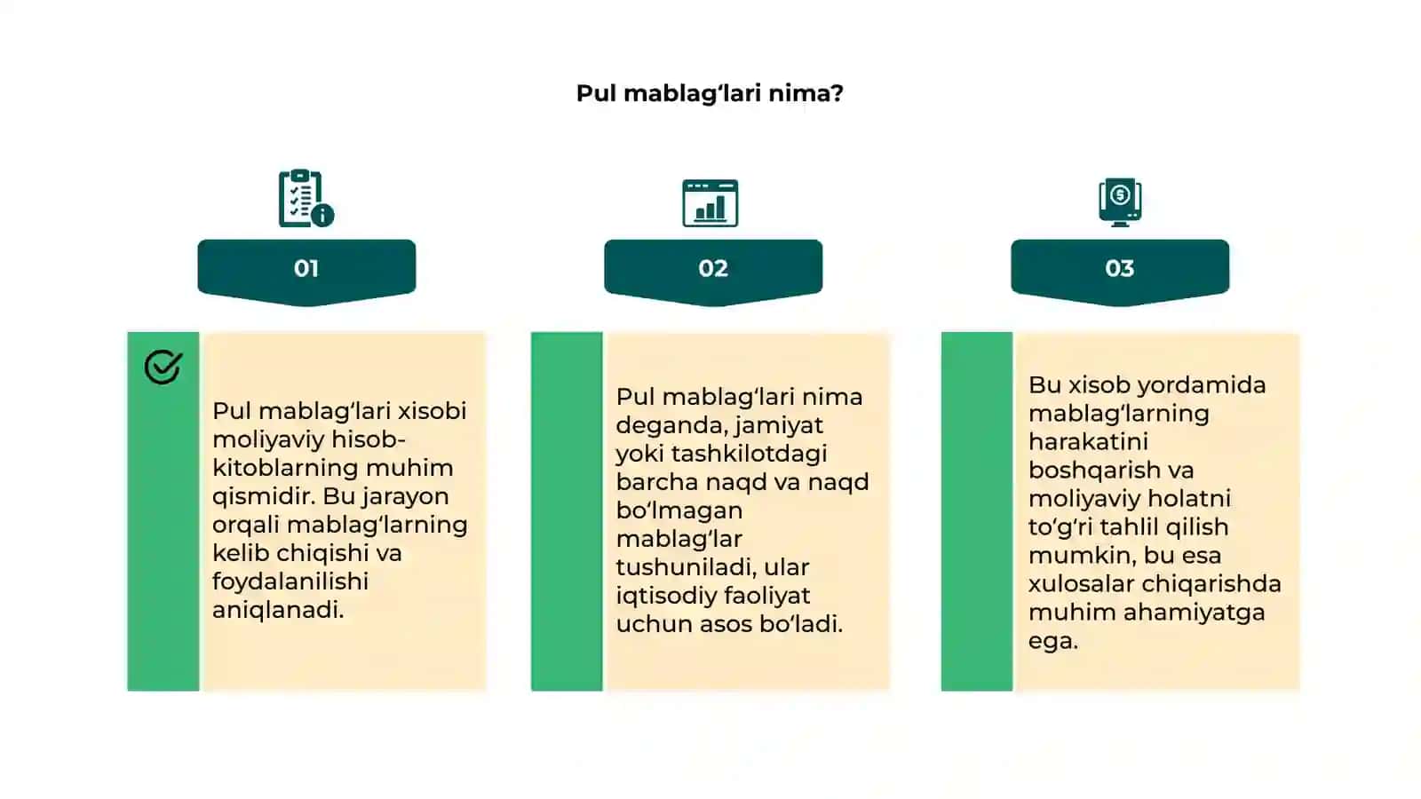 Pul mablag'lari xisobi 4