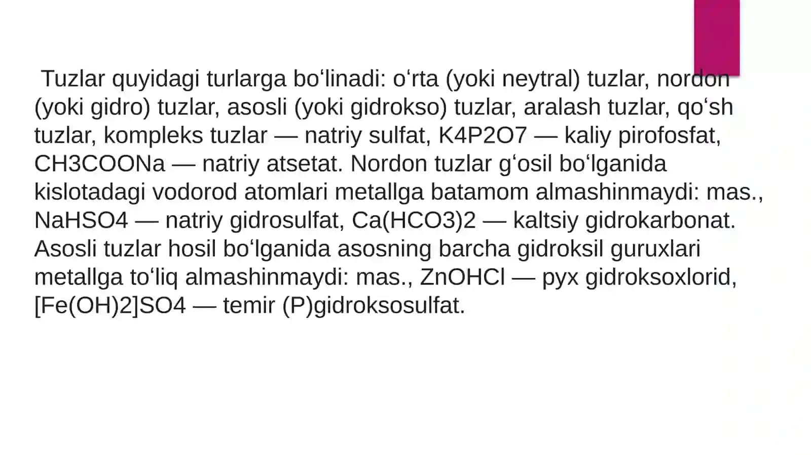 TUZLARNING OLINISH USULLARI 4