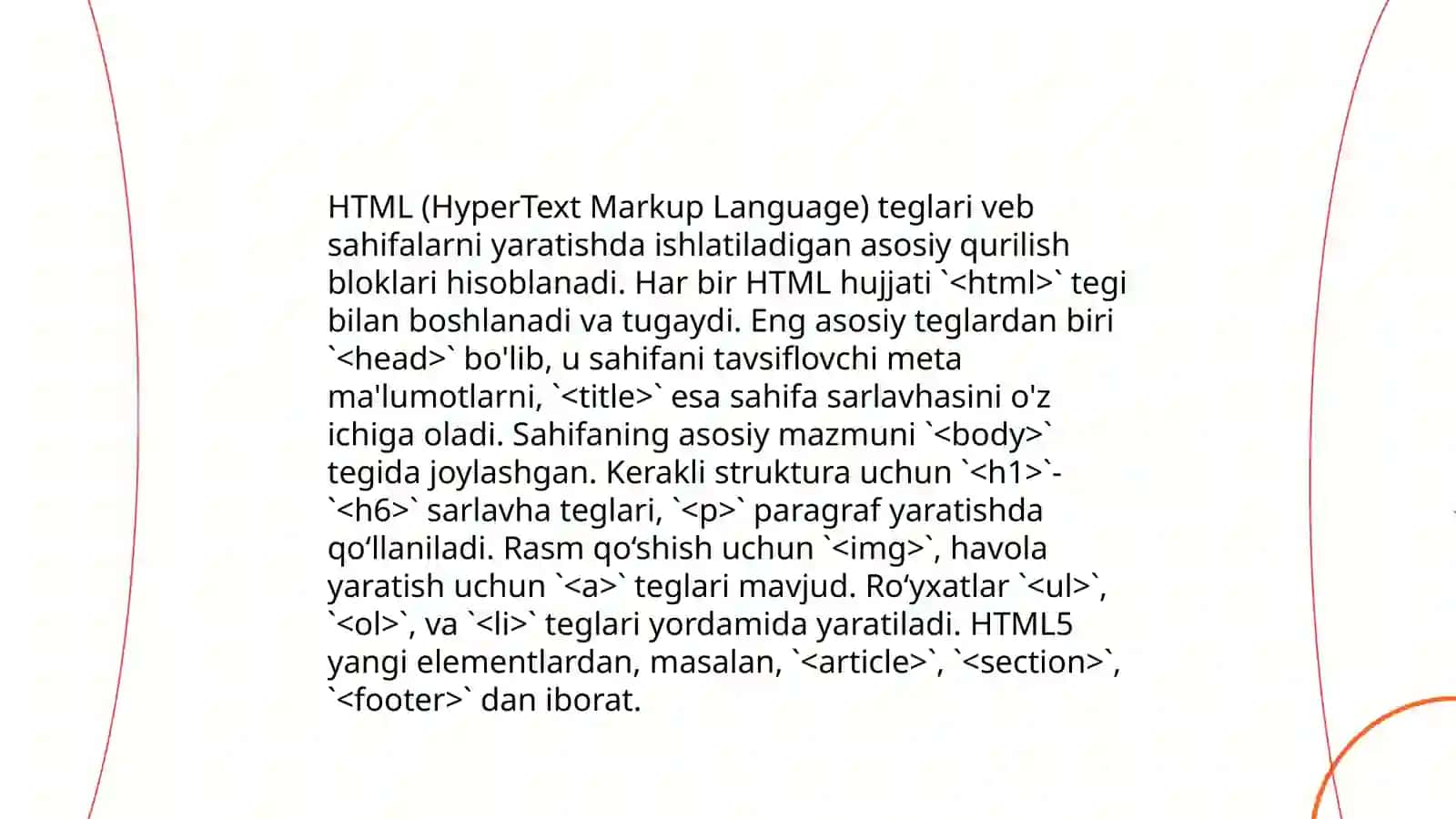 HTML asoslari 4