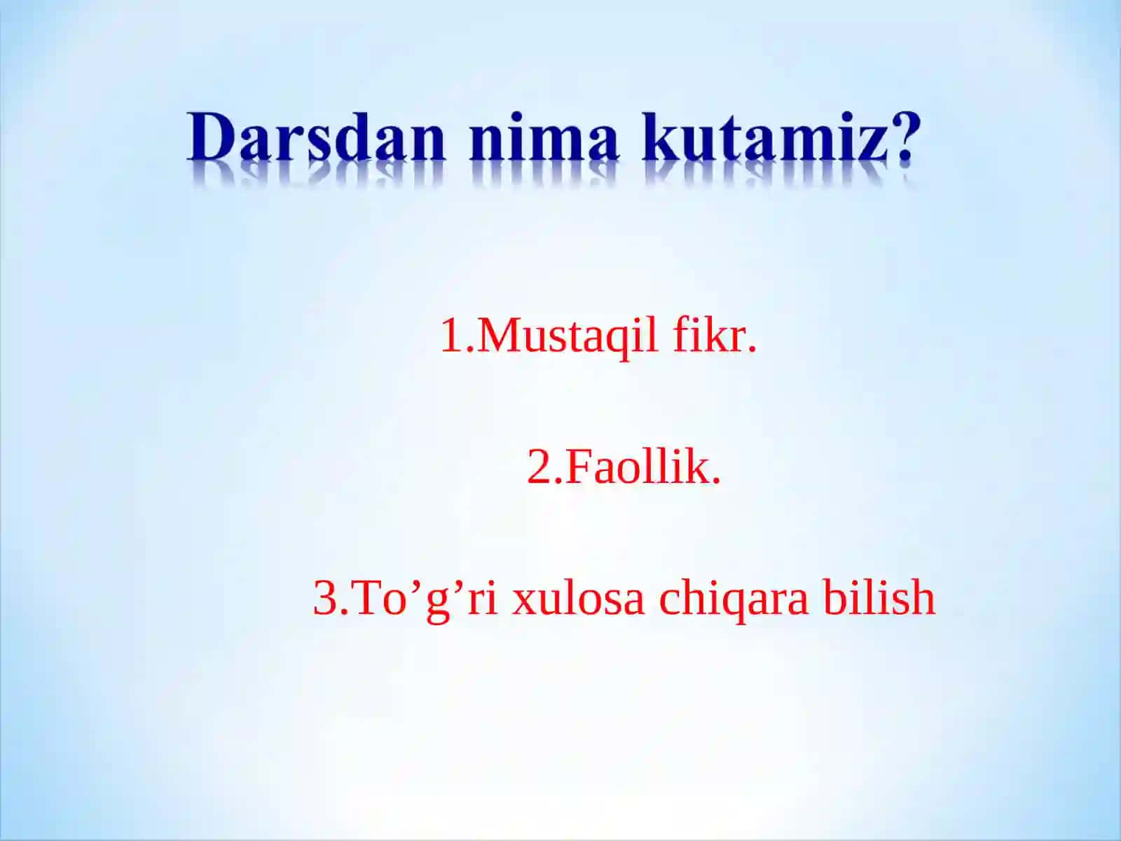 Sulfat kislota mavzusi bo'yicha dars taqdimoti 4