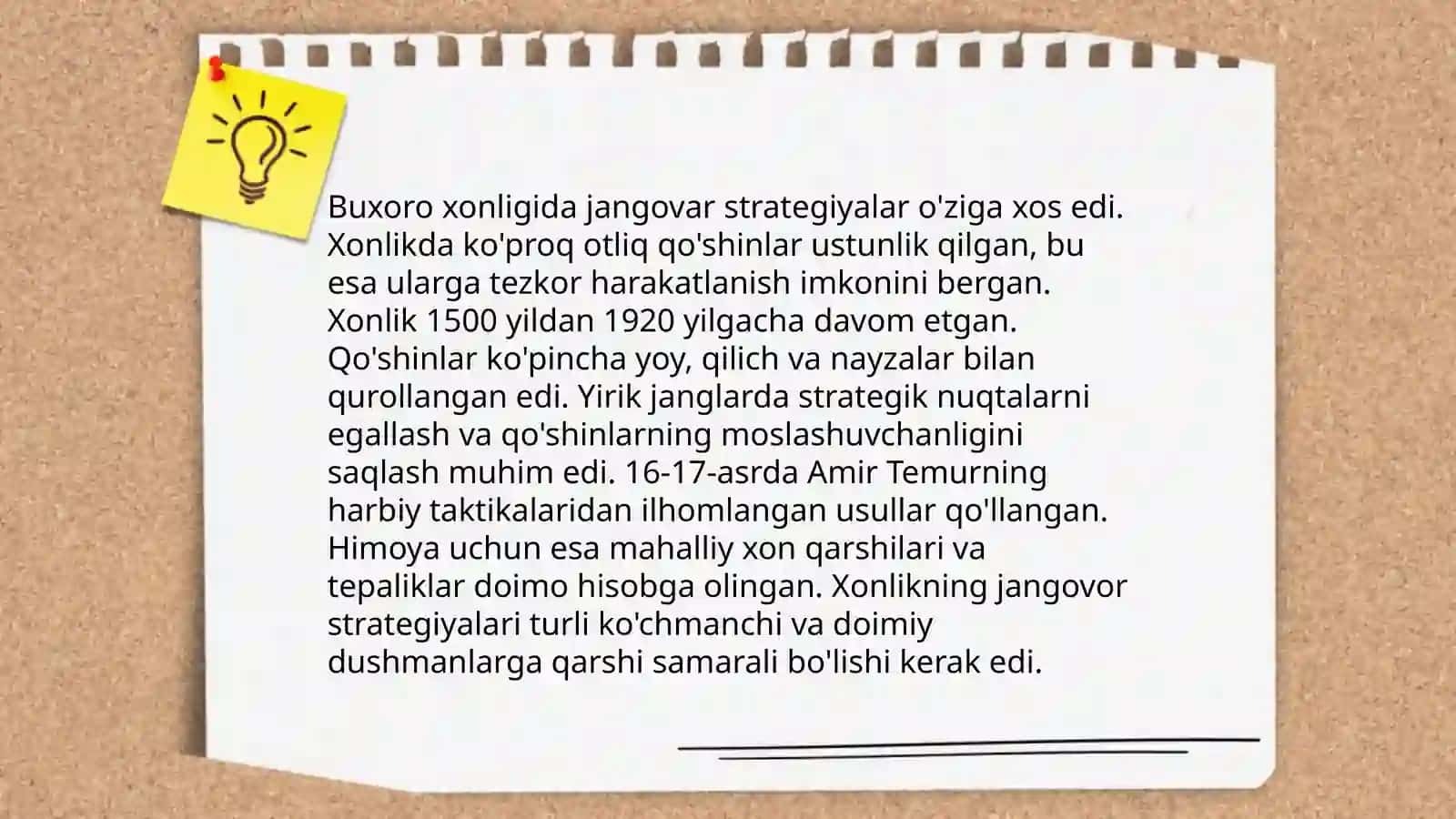 Buxoro xonligida (amirligida) harbiy ishlar 4