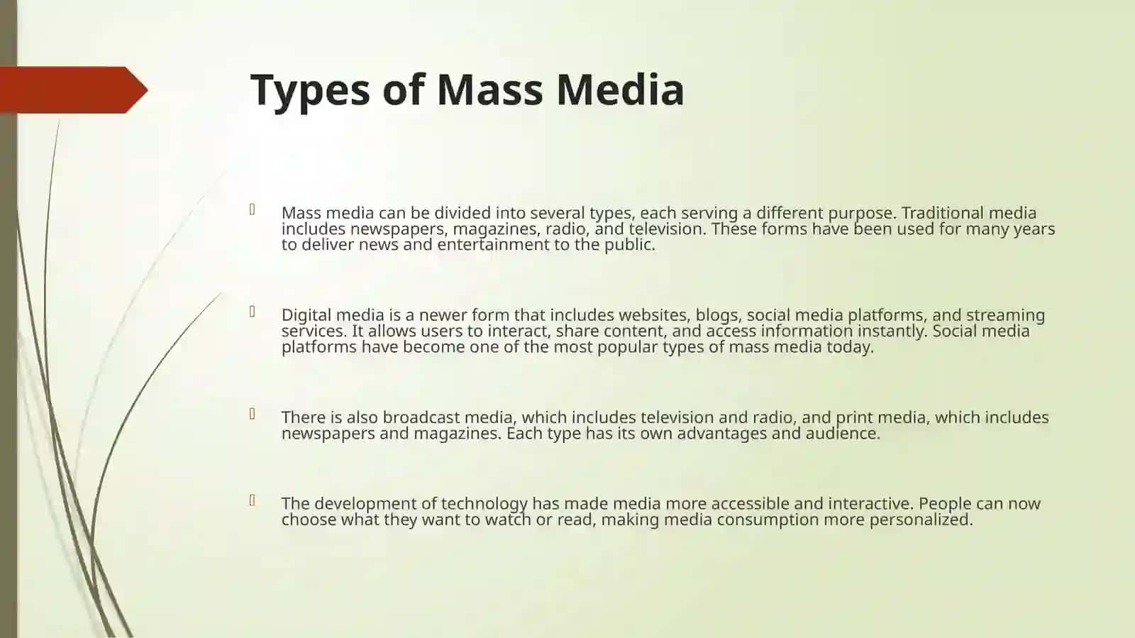 Mass media in our life 4