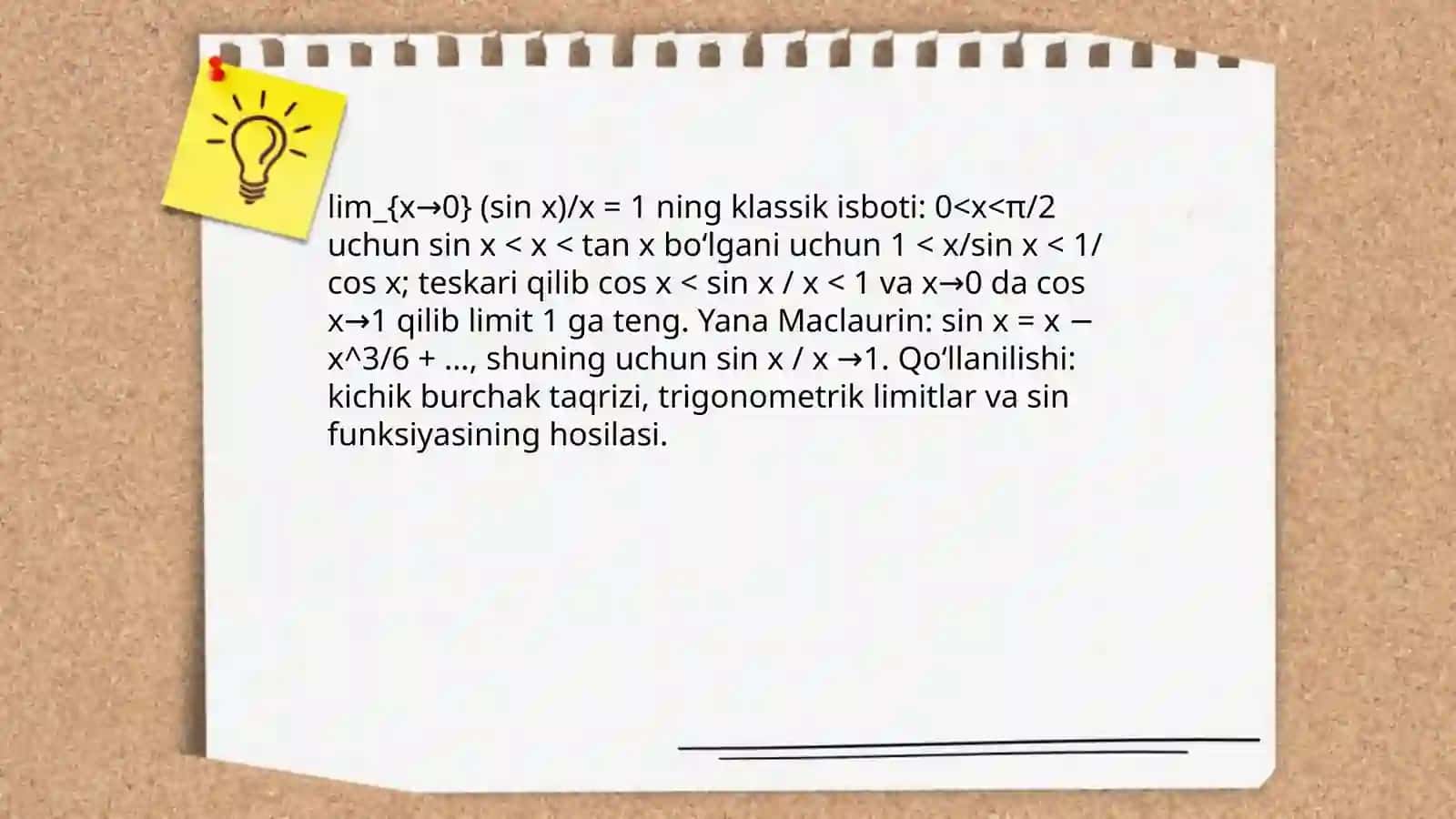 Ajoyib limitlar 4