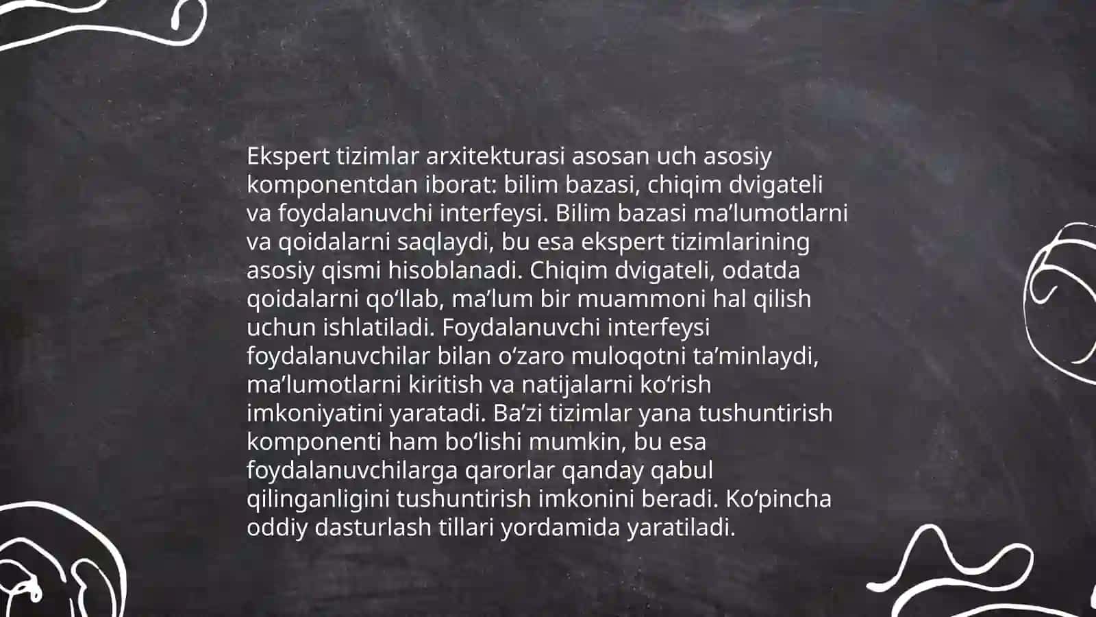 Ekspert tizimlar 4