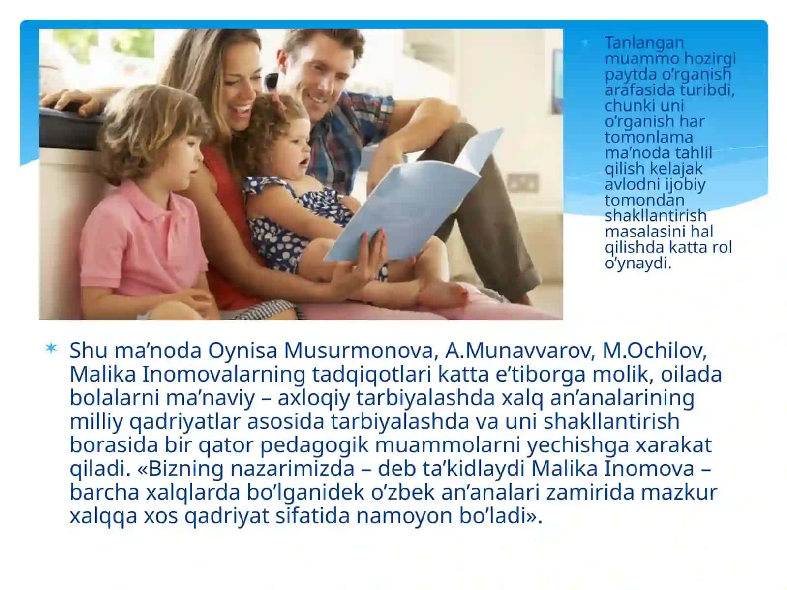 OILADA BOLALARNI HUQUQIY VA SIYOSIY RUHDA TARBIYALASHNING SHAKL, METOD VA VOSITALARI 4