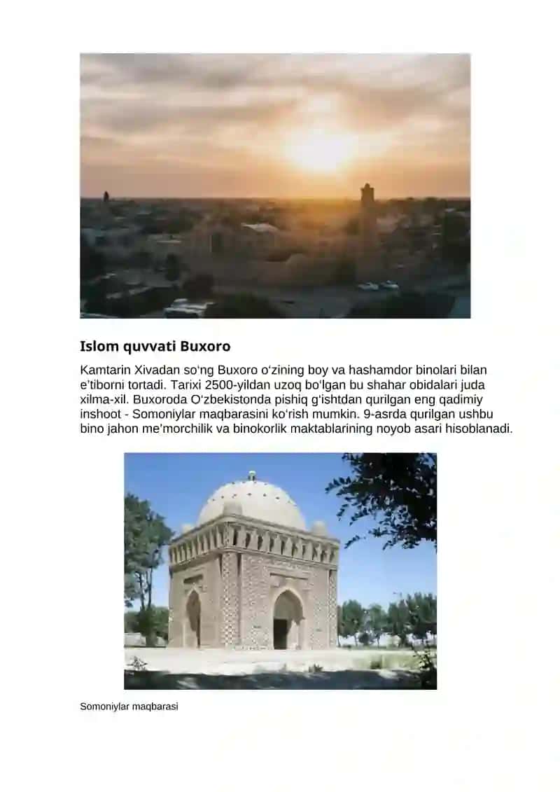 o’zbekistonning tarixiy obidalari 4