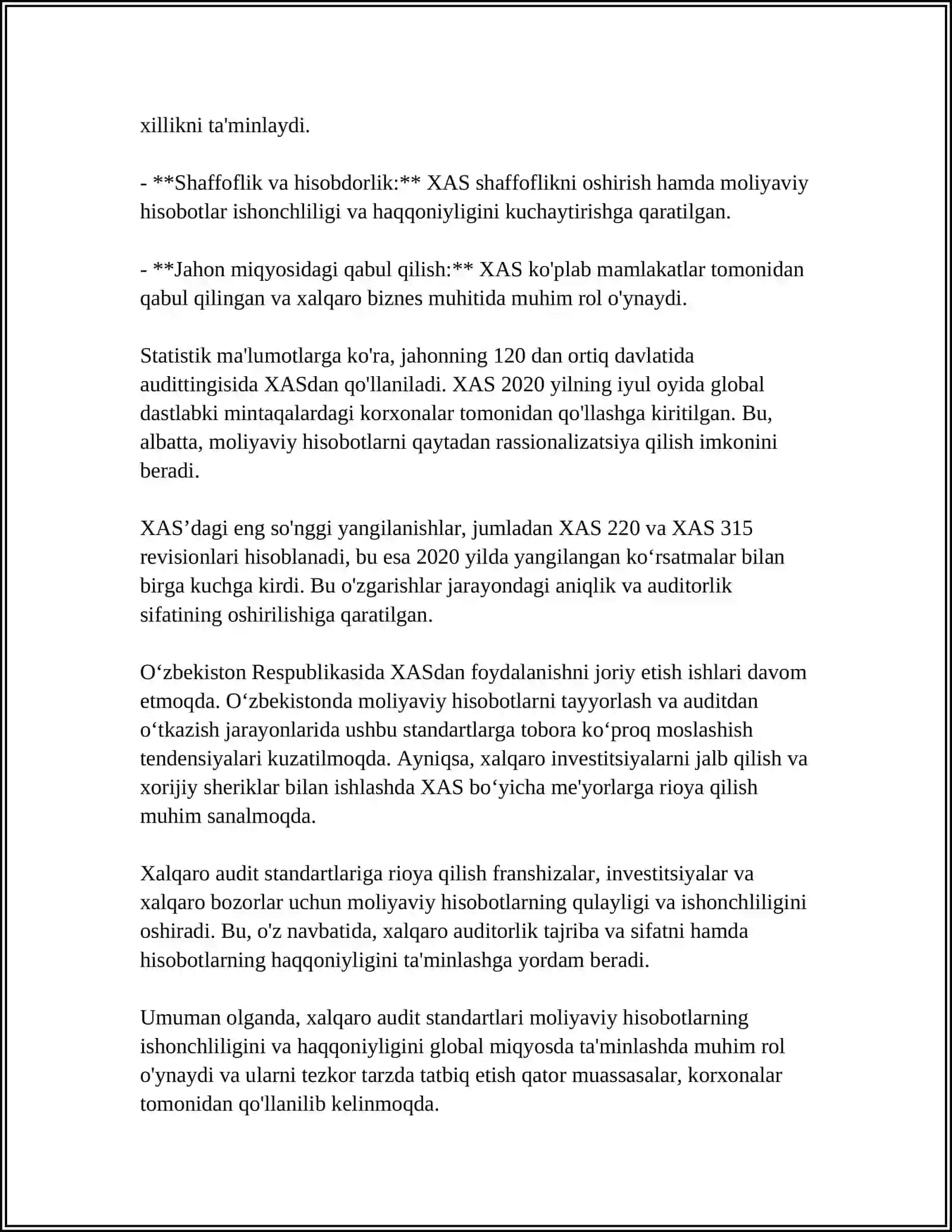 AUDIT STANDARTLARI 4