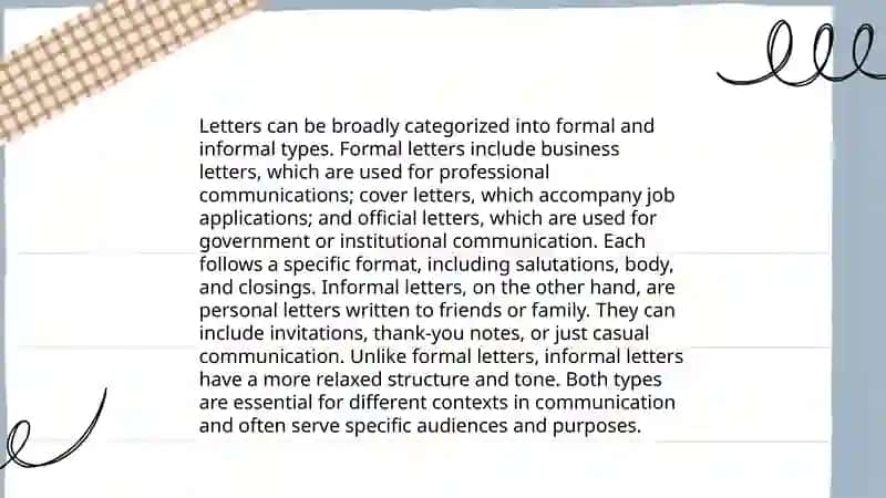 The art of letter writing 4