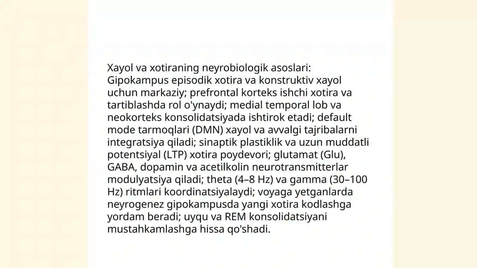 Xayol va xotira 4
