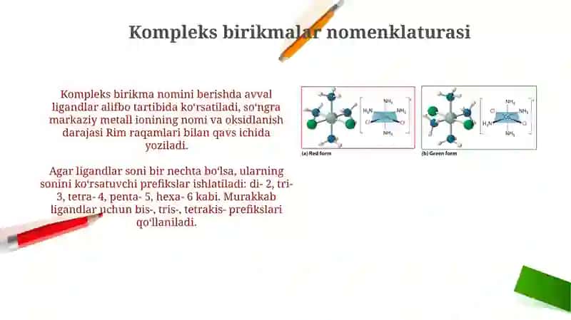 Kompleks birikmalar 4