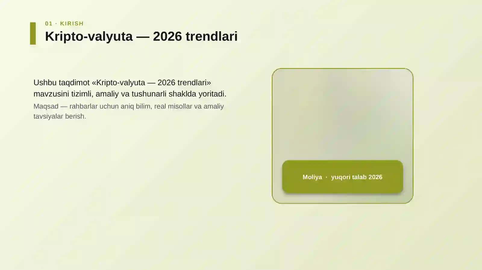 Kripto-valyuta — 2026 trendlari 4
