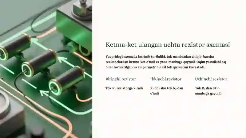 Elektr zanjirlarida rezistorlarning roli 4