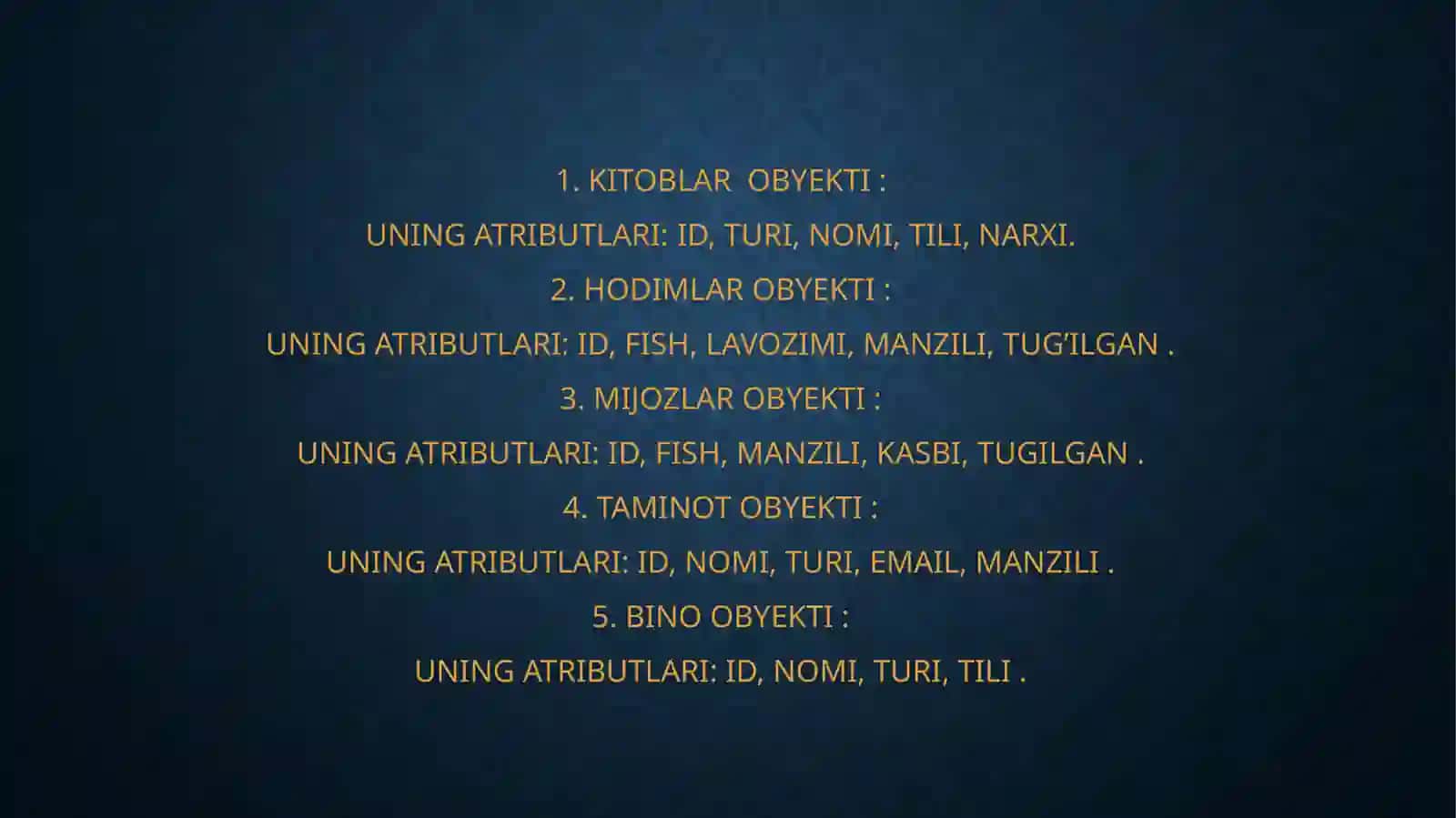 Mohiyat–aloqa modeli 4