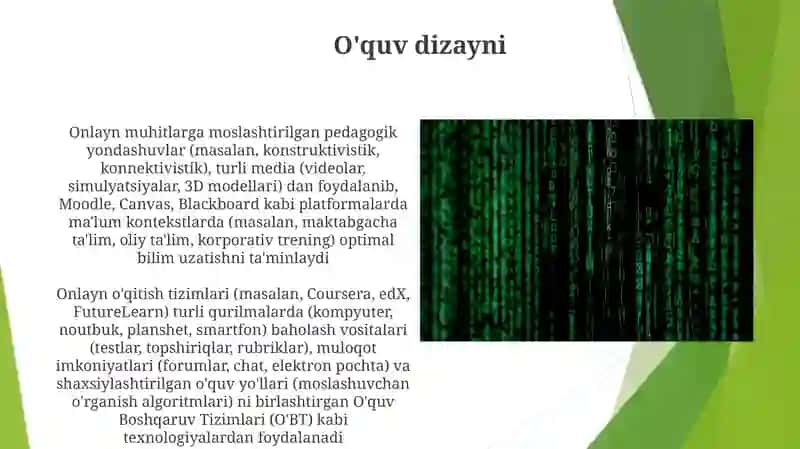Online Learning and Training tizimi 4