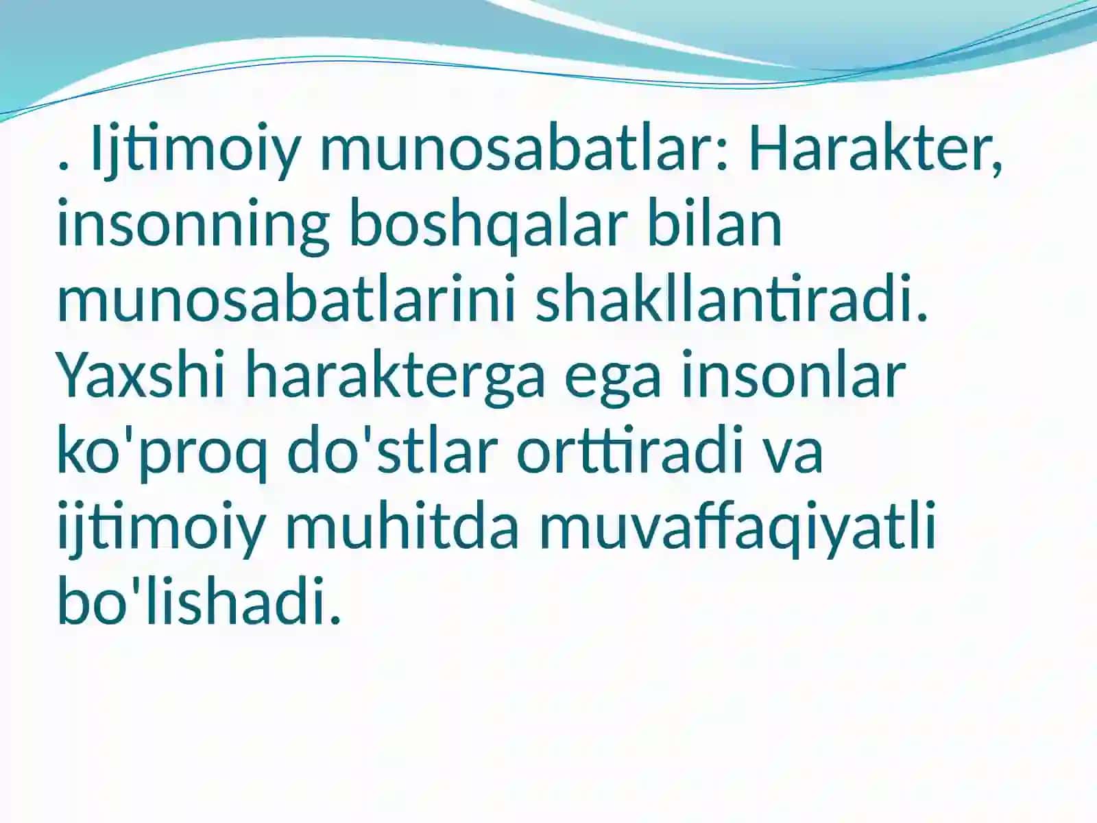 Harakter haqida tushuncha 4
