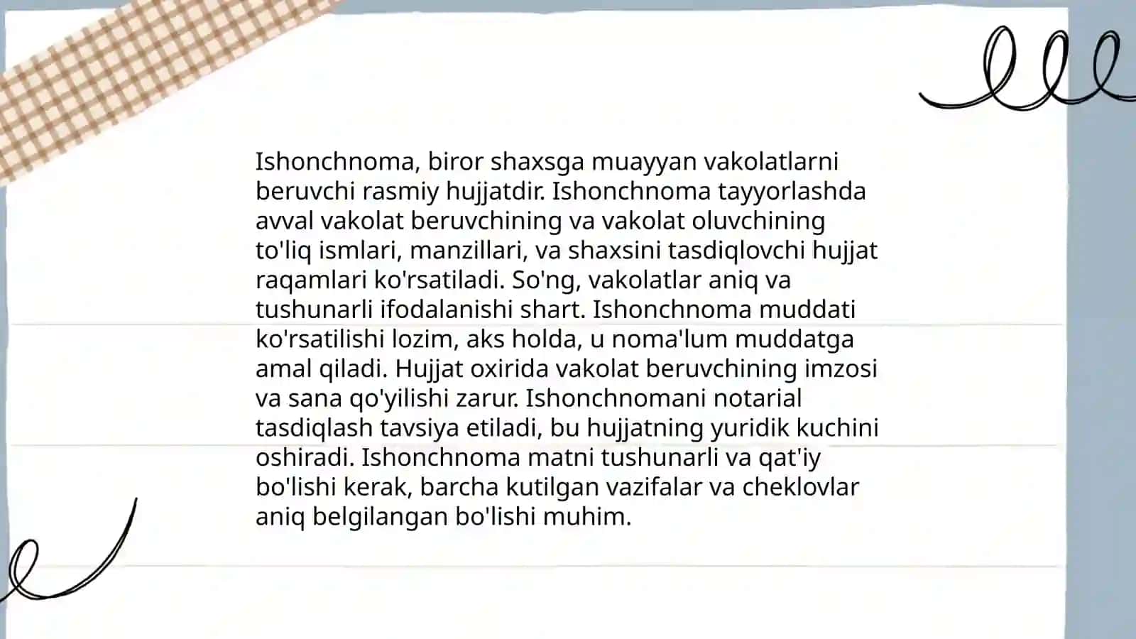 Ishonchnoma tayyorlash tartibi 4