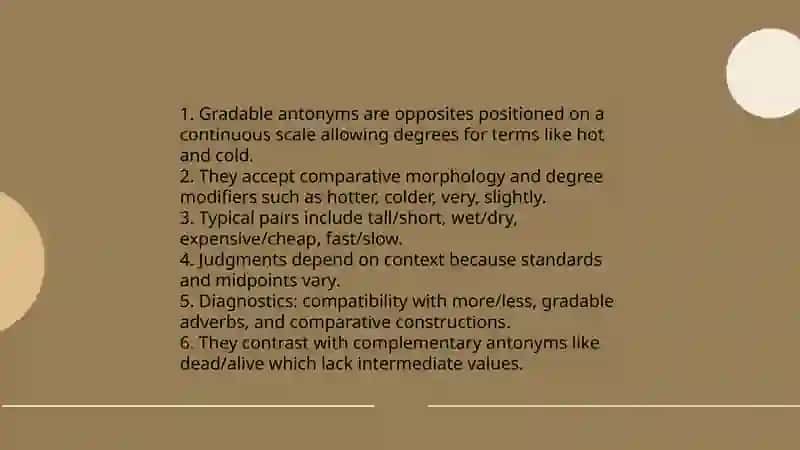 Antonyms 4