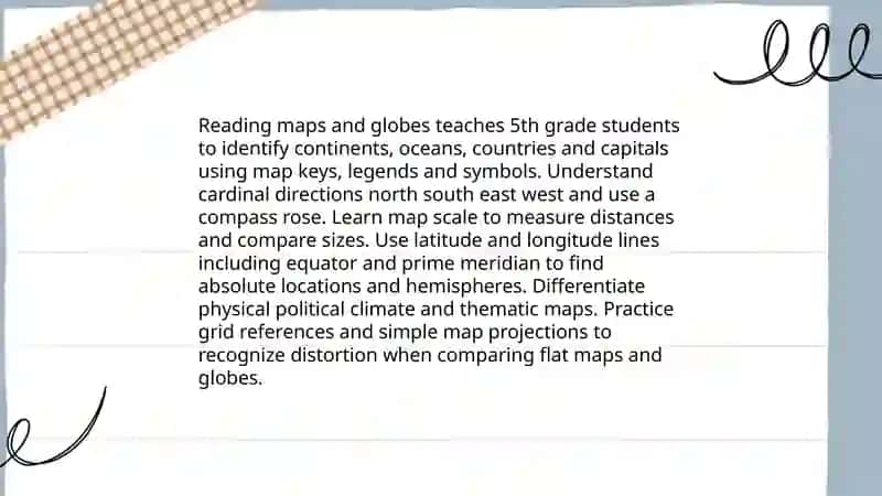 Countries around the world for 5 grades 4