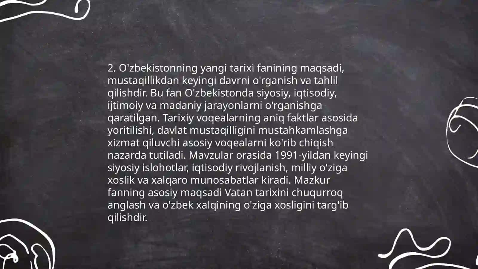 O'zbekistonning Eng Yangi Tarixi 4