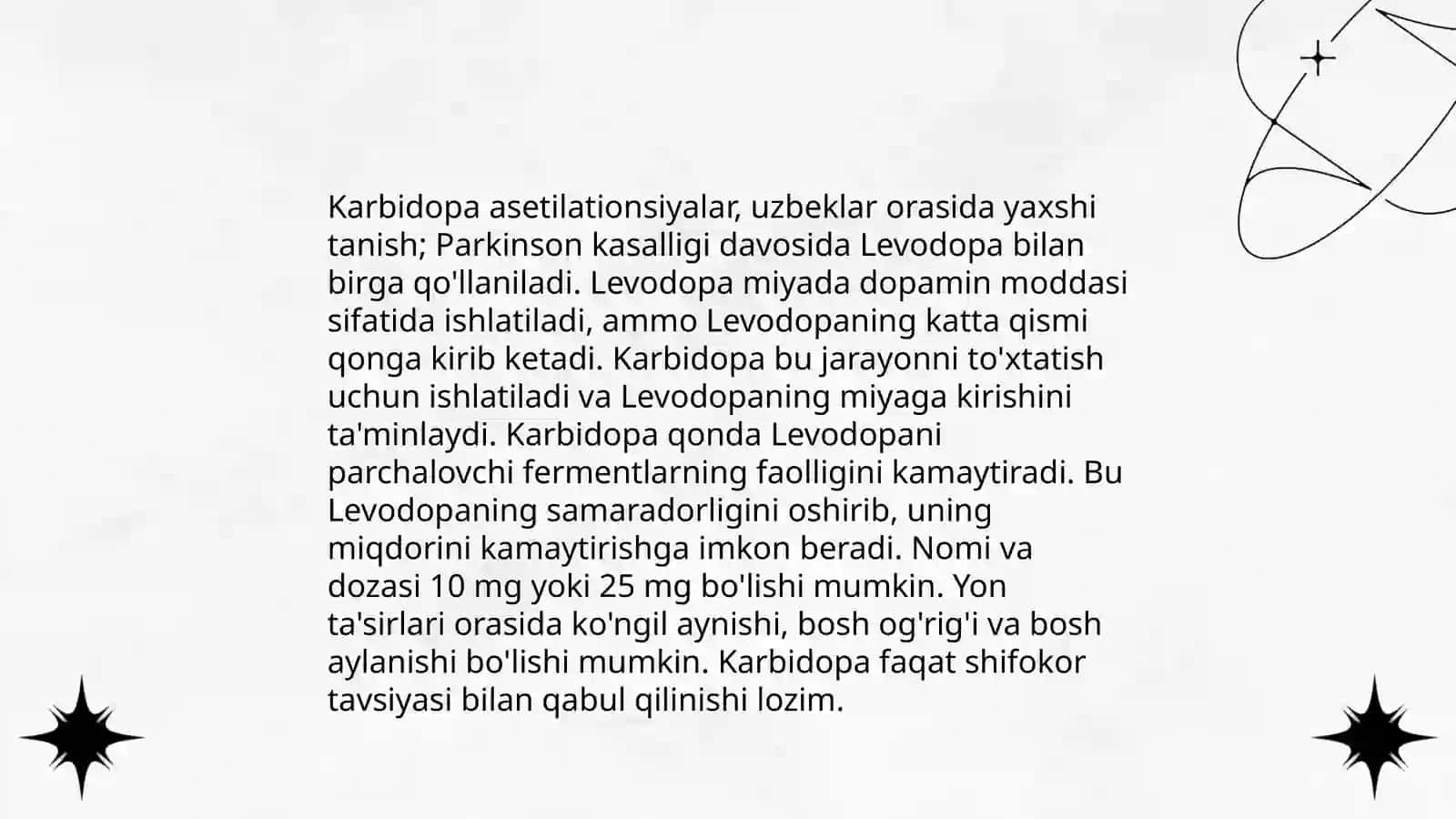 Levodopa 4