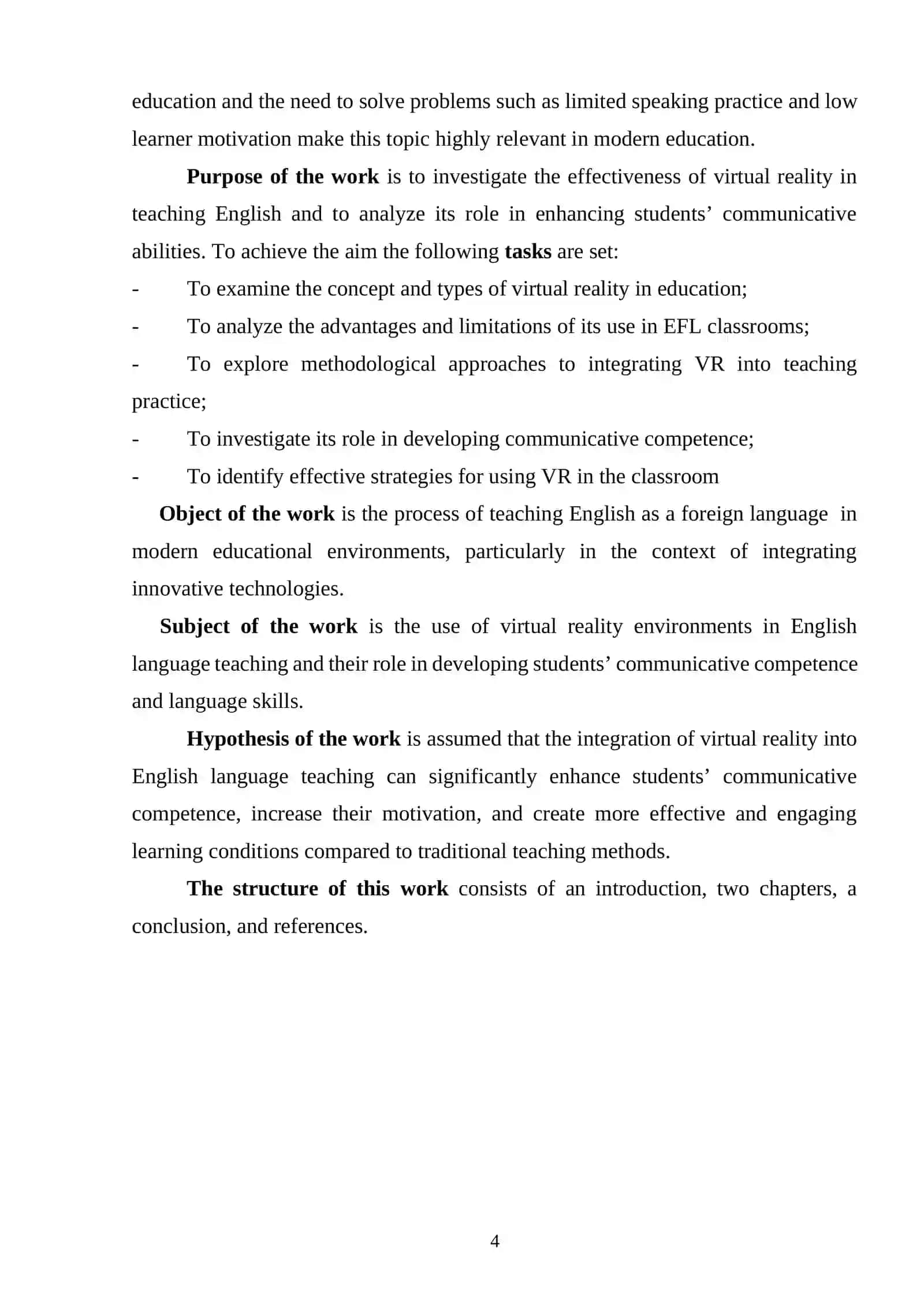 Teaching with virtual reality environments 4