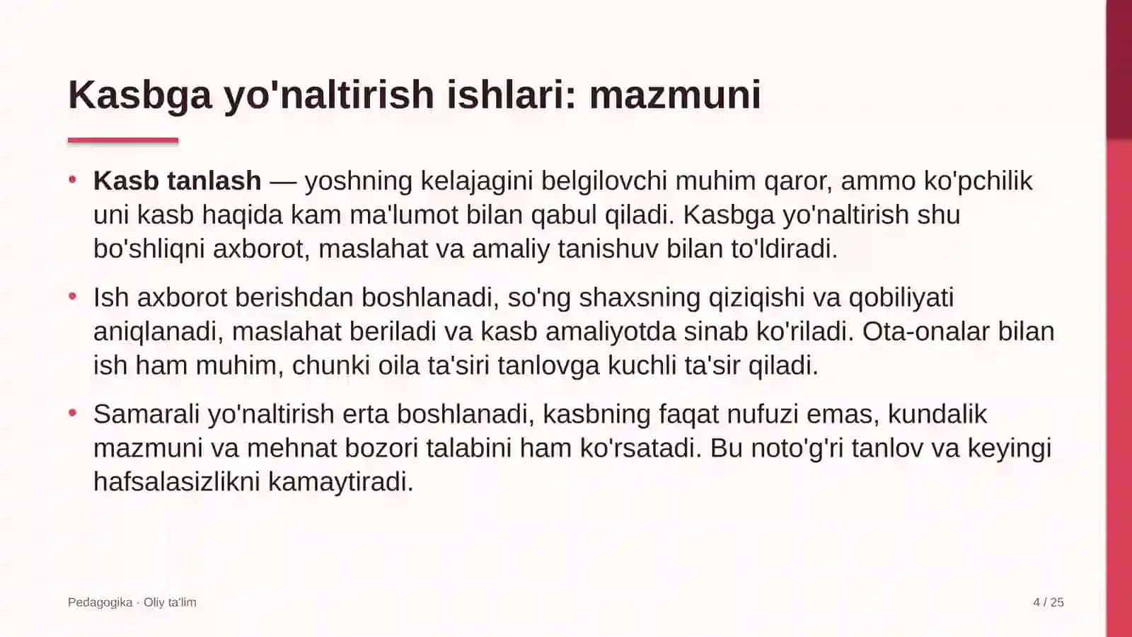 Avtomobilsozlik sanoatida kasbga yo'naltirish ishlari 4