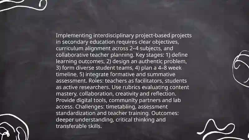 Teaching by Project Technologies 4