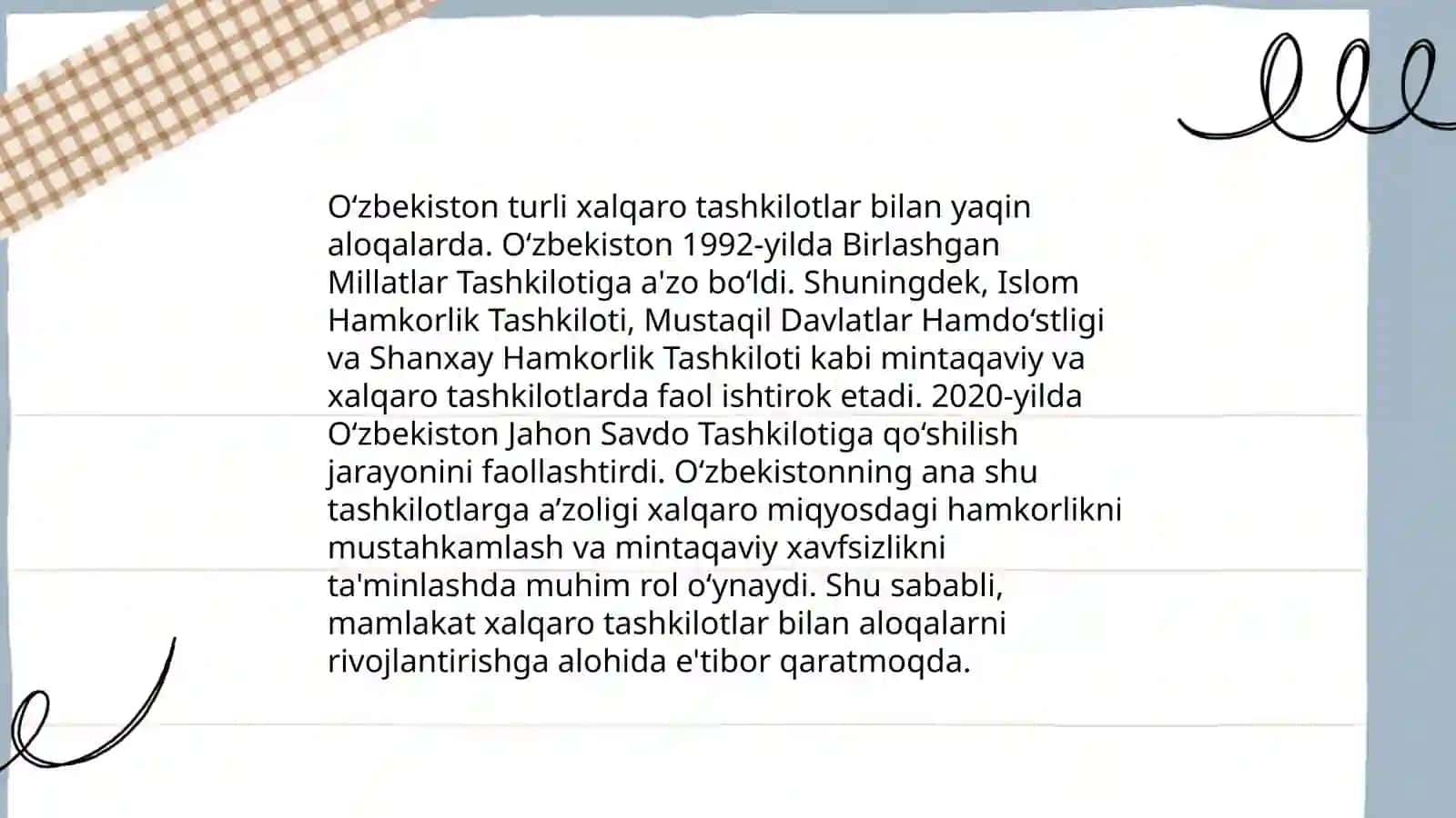O'zbekiston va jahon hamjamiyati 4