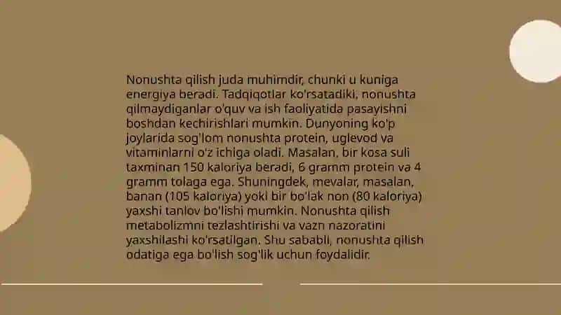 Ertalabki uyg‘onish 4