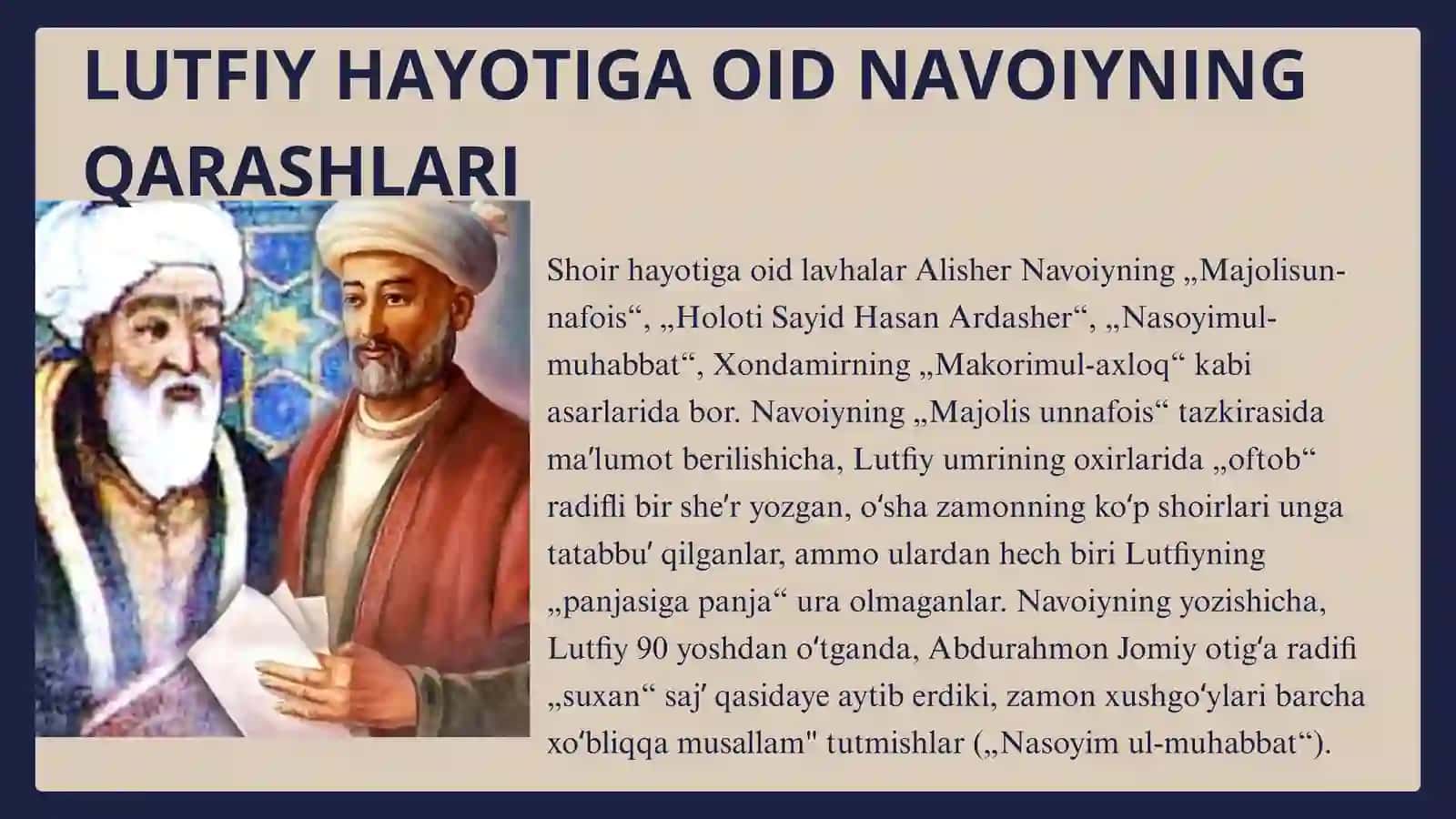 Mavlono Lutfiynig hayoti va ijodi 4