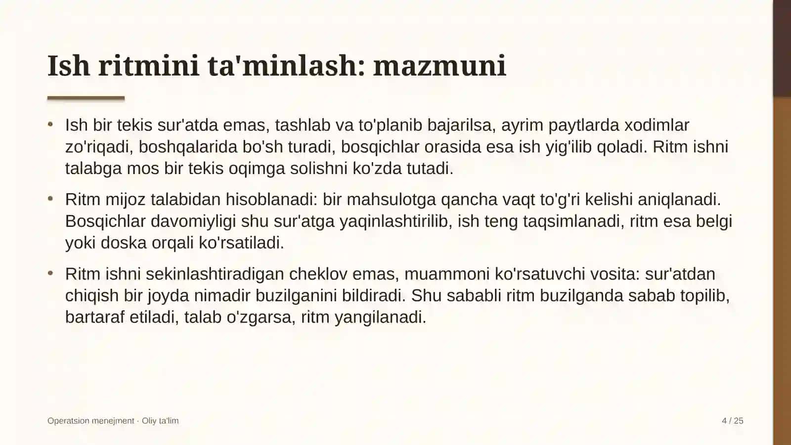 elektronika sanoatida ish ritmini ta'minlash 3601 4