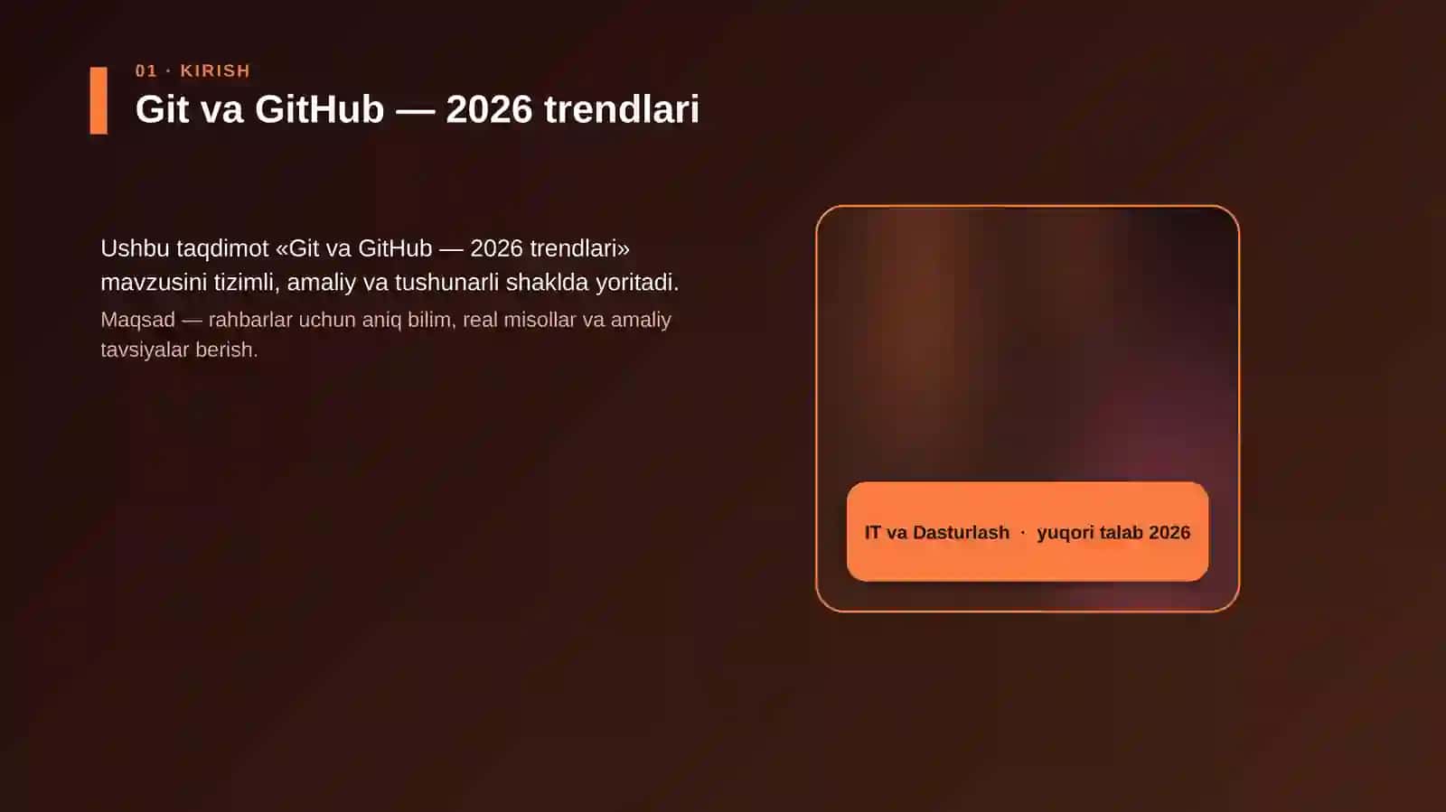 Git va GitHub — 2026 trendlari 4