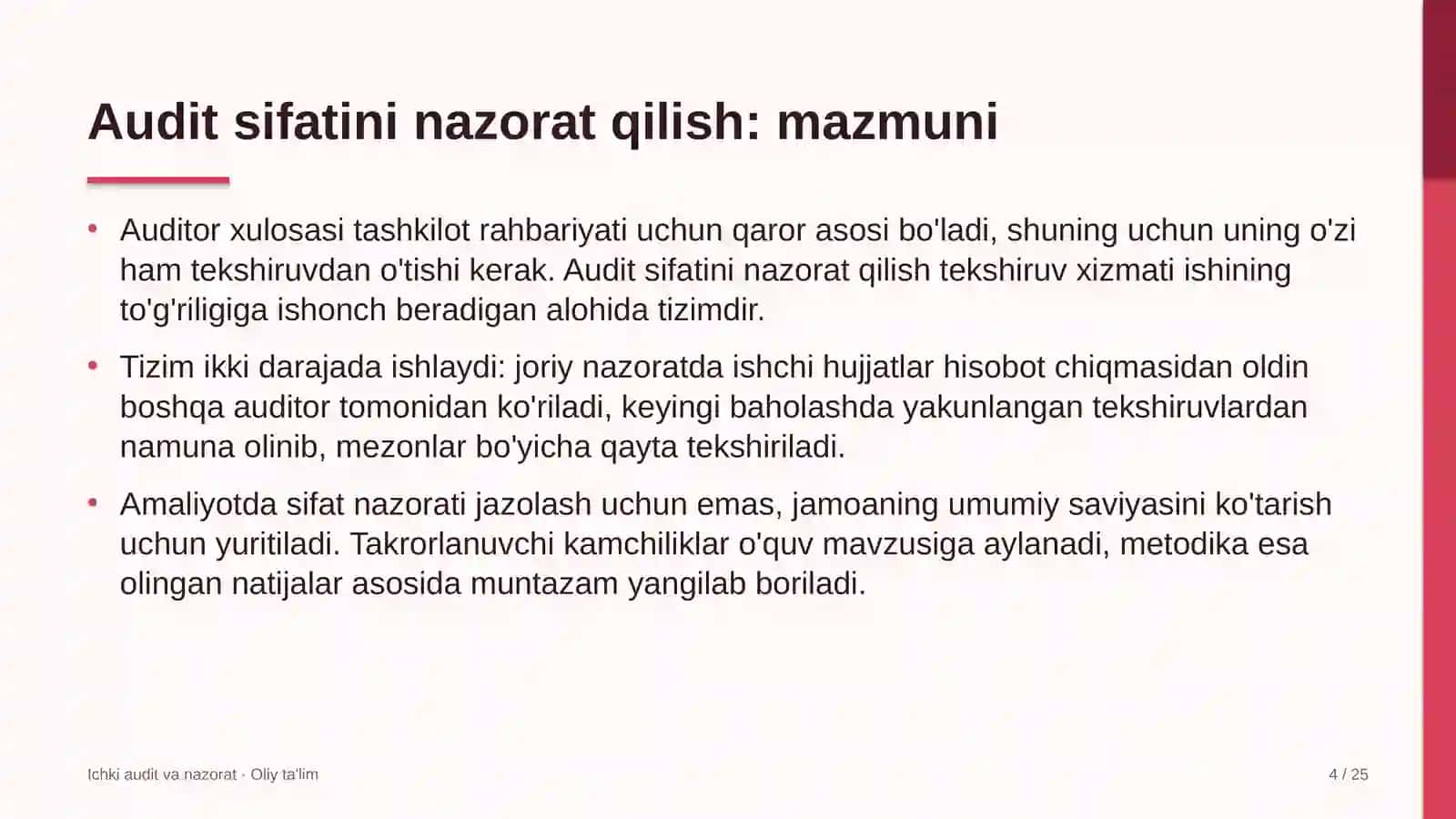 Buyum bozorlarida audit sifatini nazorat qilish 4