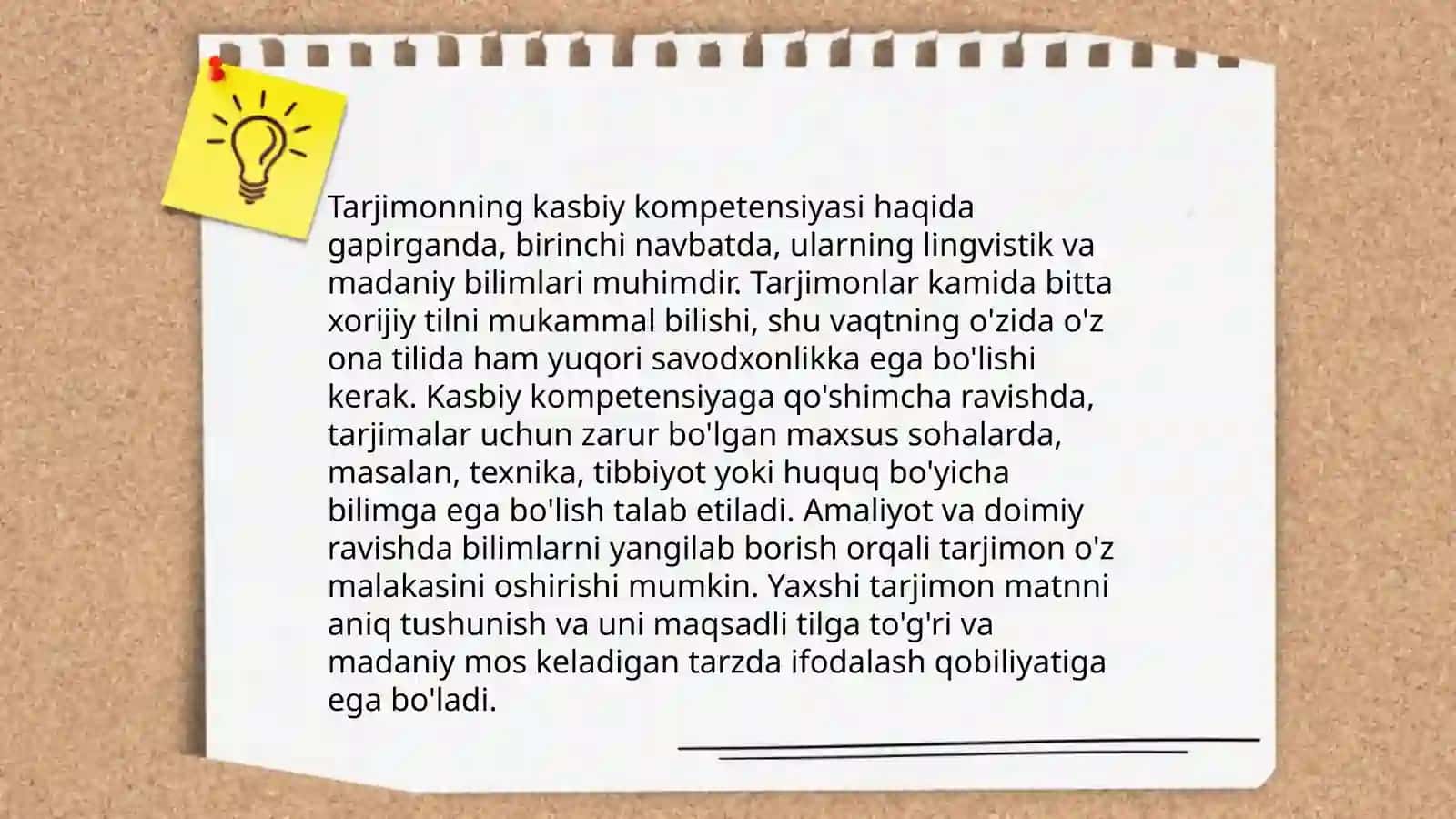Tarjimonning lingvistik kompetensiyasi 4