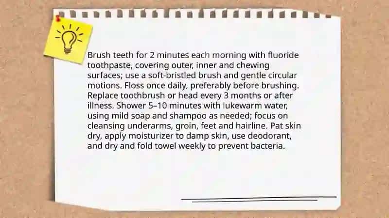 Daily routine 4