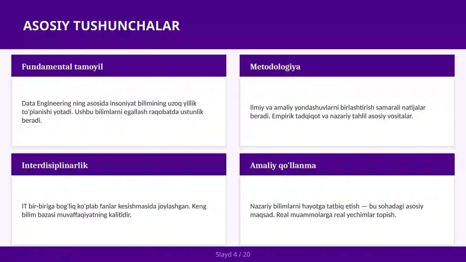 KIRISH: Data Engineering 4