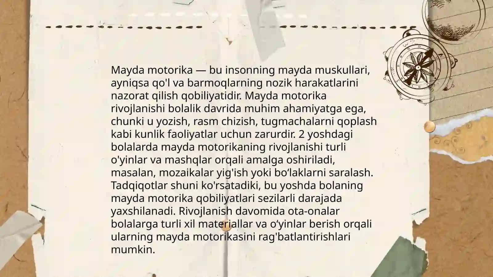 Turli nutq buzilishlarida umumiy,mayda motorikani tekshirish 4