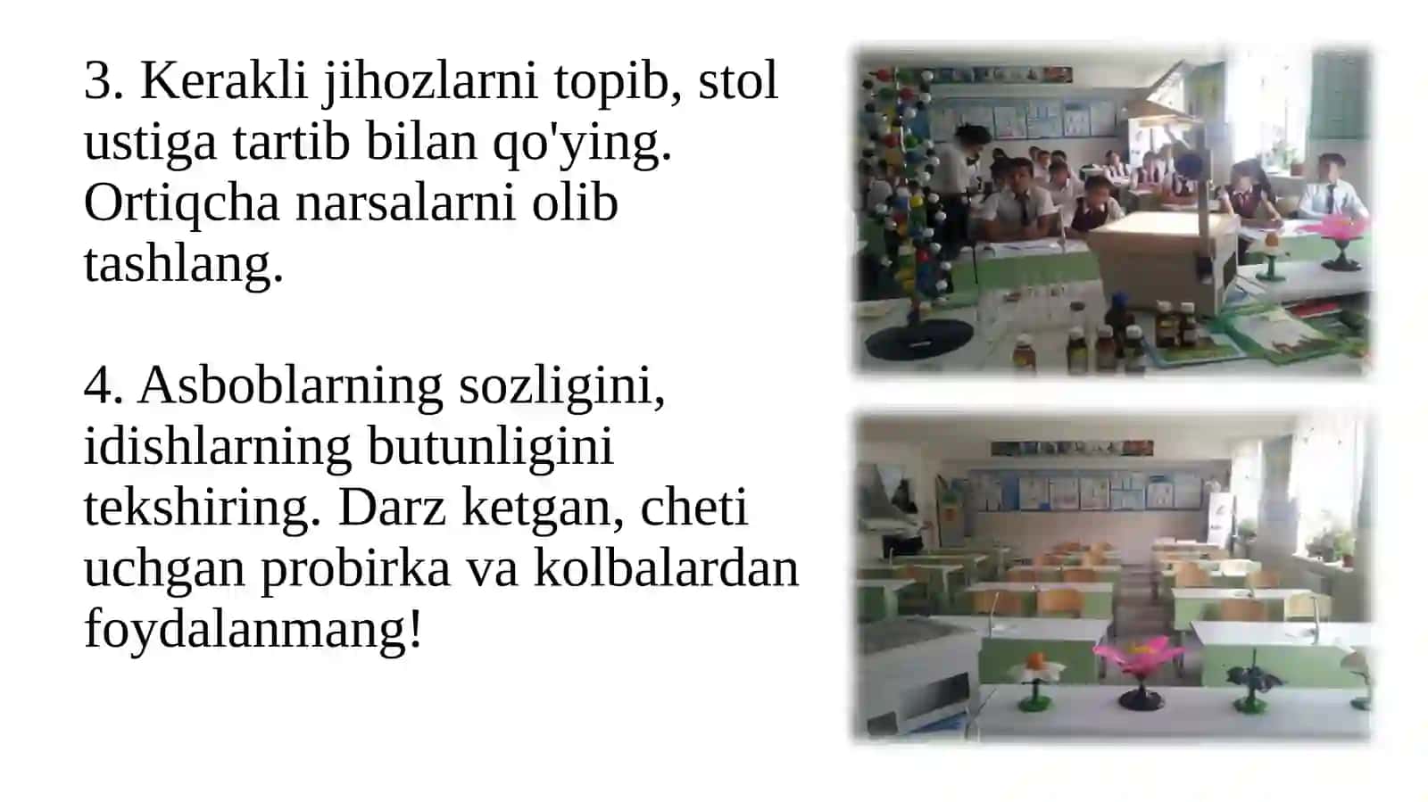 Xavfsizlik texnikasi qoidalari bilan tanishish 4
