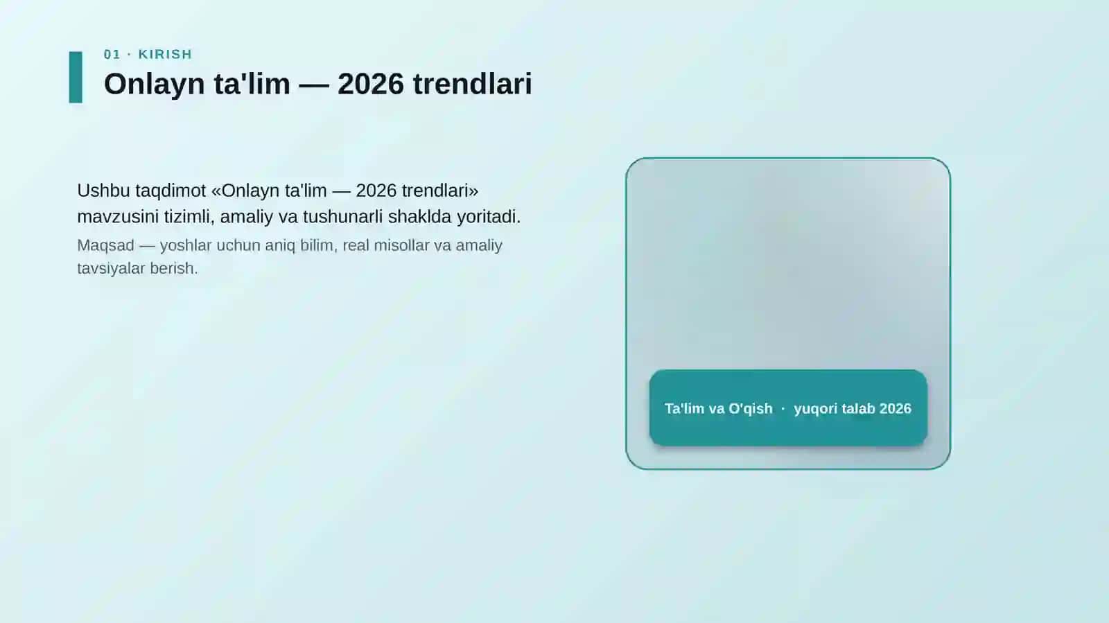 Onlayn ta'lim — 2026 trendlari 4