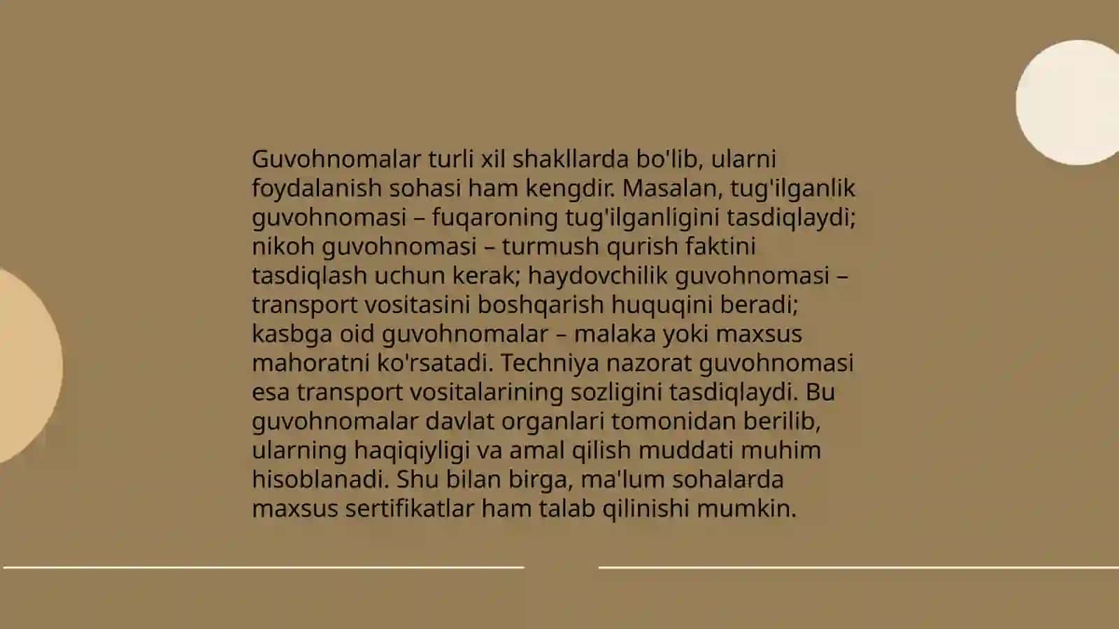 Tashkiliy hujjatlar(guvohnoma,yo'riqnoma,nizom-ustav,shartnoma) 4