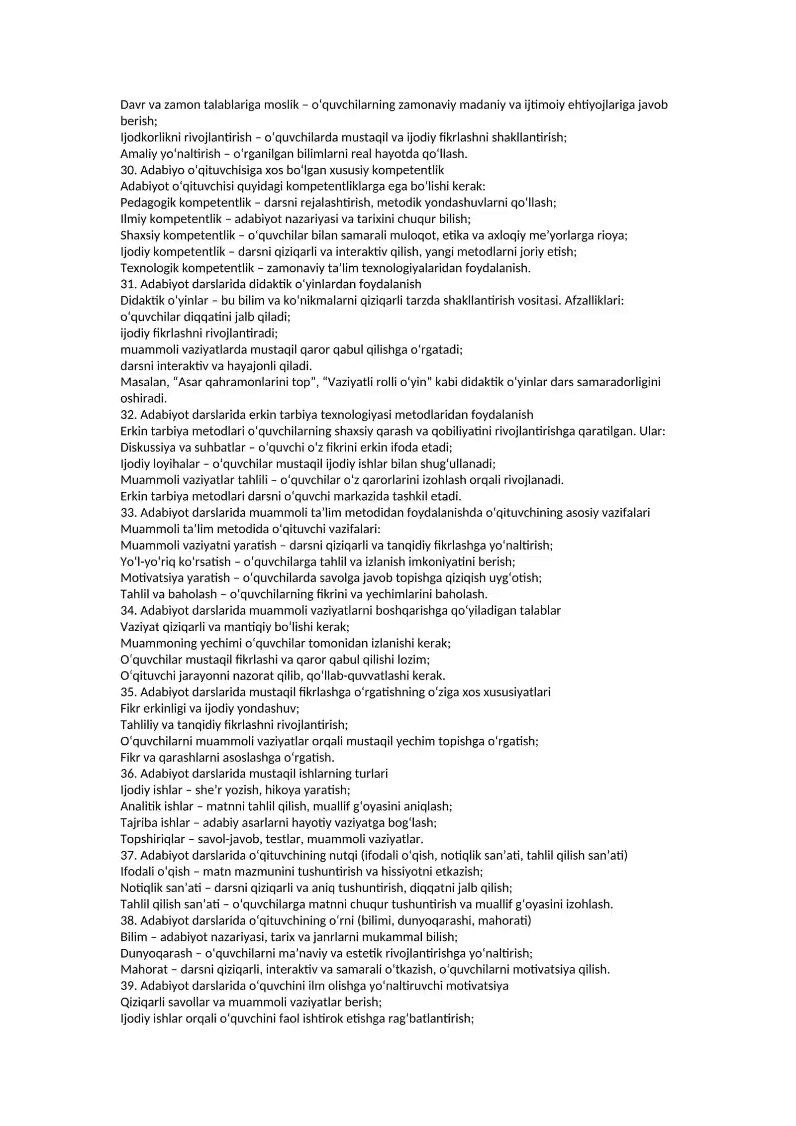 Adabiyot 4